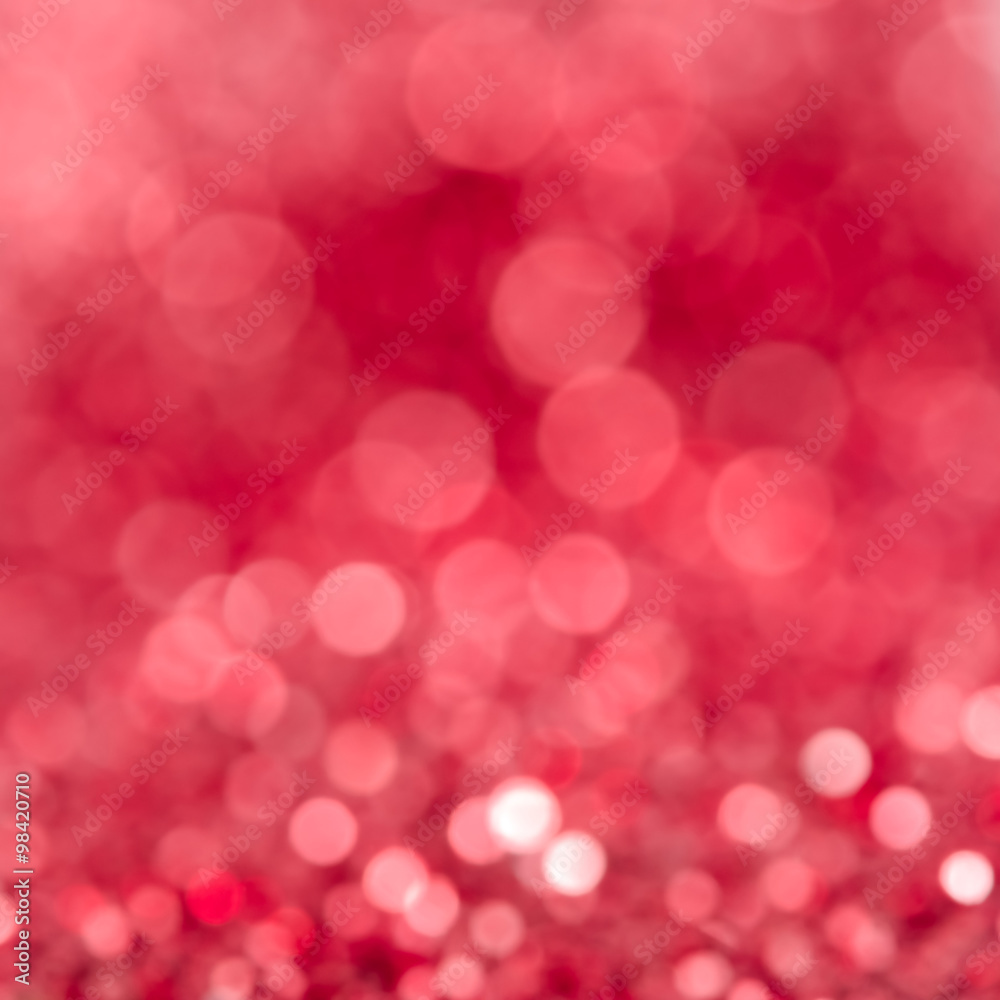Red-pink bokeh abstract background