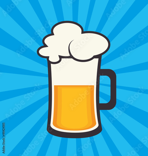 Cold and delicious beer 