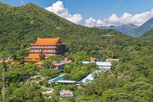Po Lin Monastery on Lantau Island, Hong Kong