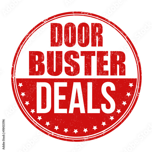 Doorbuster deals stamp photo