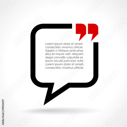 Dialog text bubble