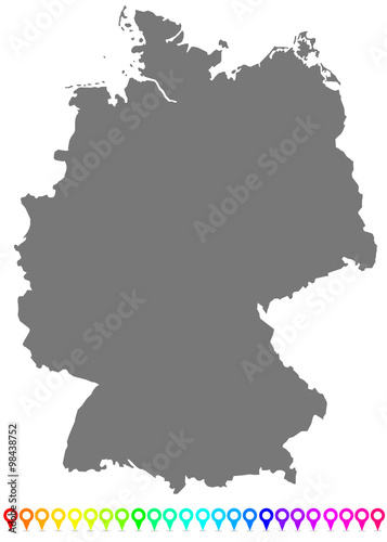 The Map of Germany Without Borders