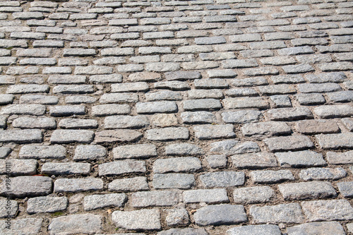 Pavés sur route