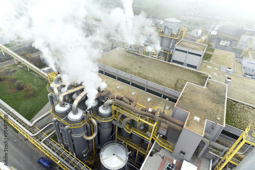 Evaporator station in a sugar mill
