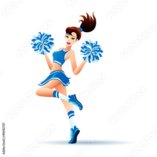 Dancing Cheerleader Girl