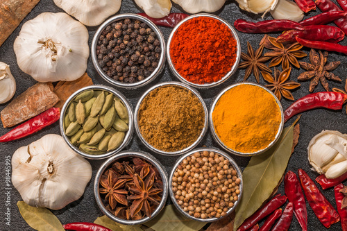 Fototapeta Naklejka Na Ścianę i Meble -  インドのカレー用スパイス　 Indian spice curry use