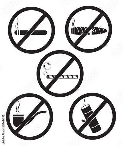 no smoking and tobacco