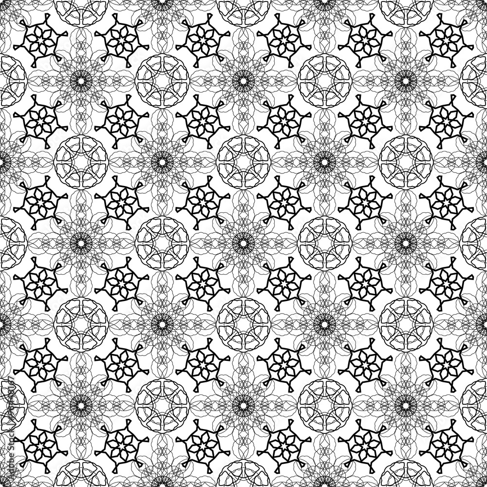Simple vector seamless black and white background, texture. Endless texture can be used for wallpaper, pattern fills, web page background,surface textures. Simple vector seamless black and white background, texture. Endless texture can be used for wallpaper, pattern fills, web page background,surface textures.