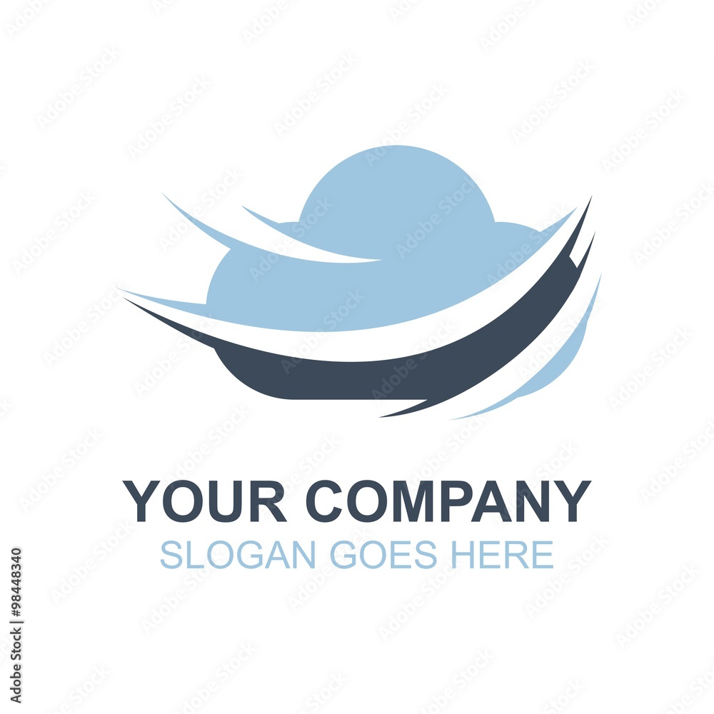 Cloud Bubble Icon Vector Logo Cloud Bubble Icon Vector Logo