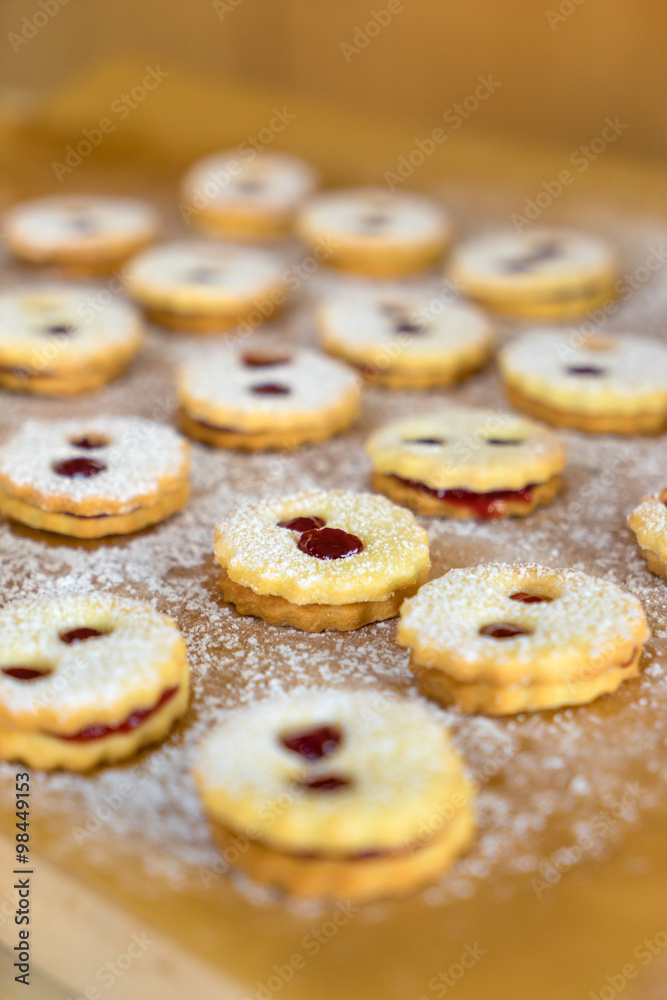Traditional Christmas cookies from Alsace