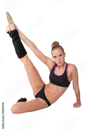 Young gymnast blonde