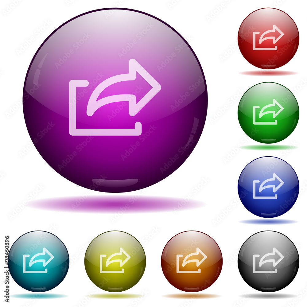 Export glass sphere buttons Export glass sphere buttons