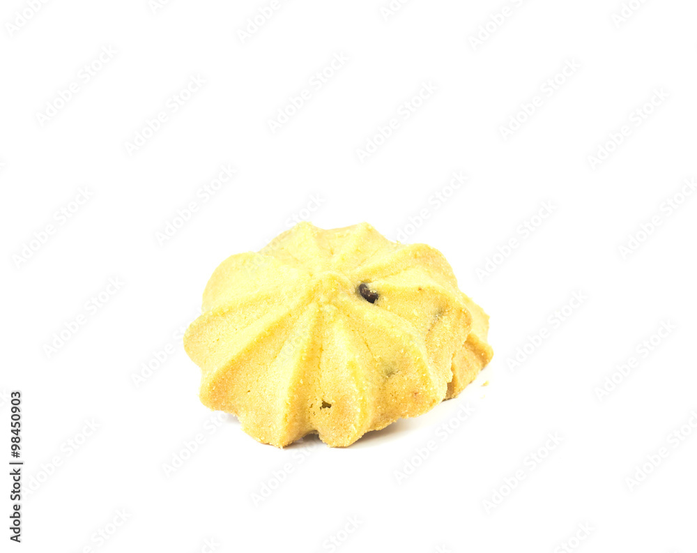 Cookies on white background. Cookies on white background.