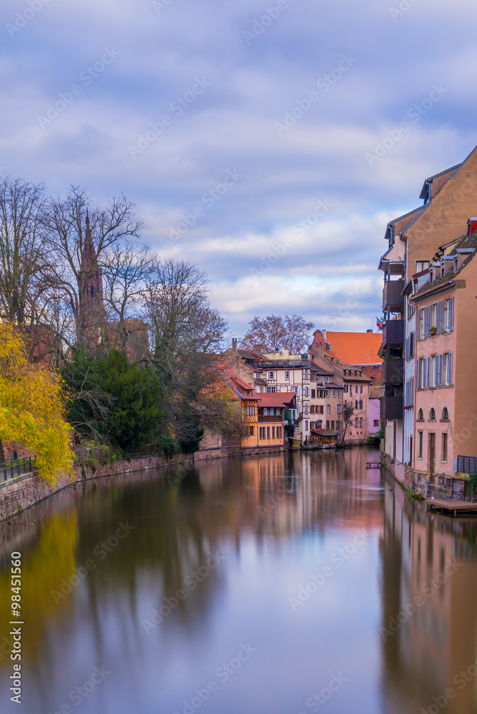 Canal in Petite France area, Strasbourg