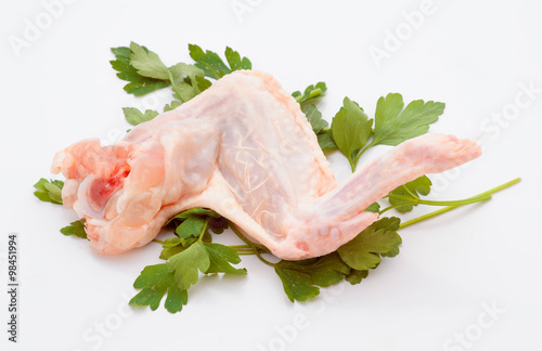 raw chicken wings