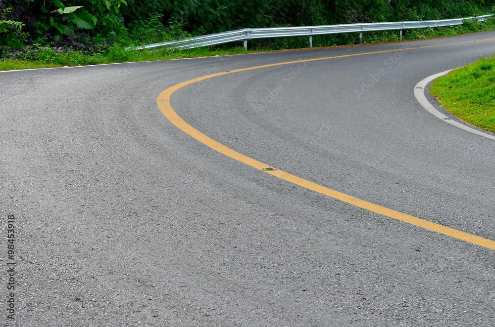 Obraz premium Road line traffic background.