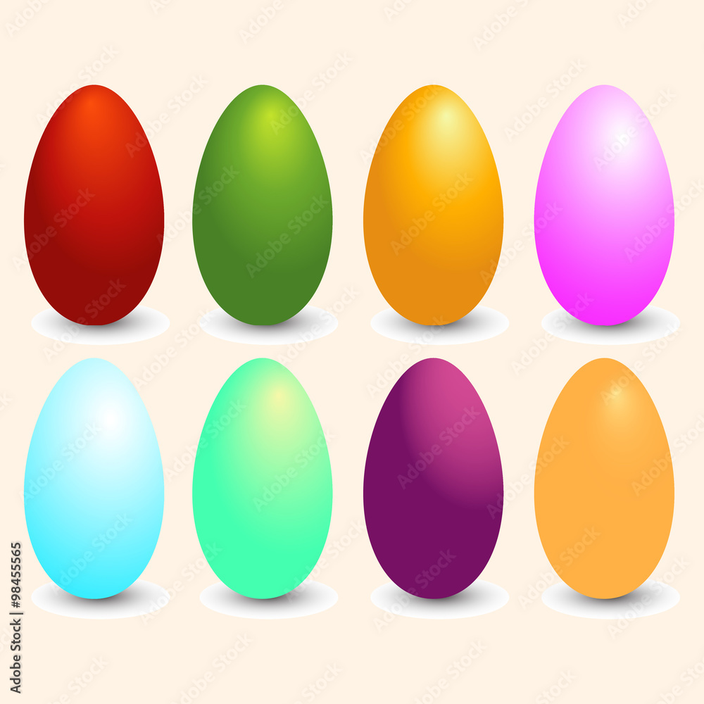 Easter colorful eggs Easter colorful eggs