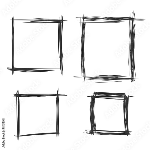 Vector Set of Sketch Abstract Doodles