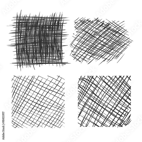 Vector Set of Sketch Abstract Doodles