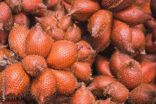 Rakum palm fruits - Sweet zalacca fruit.