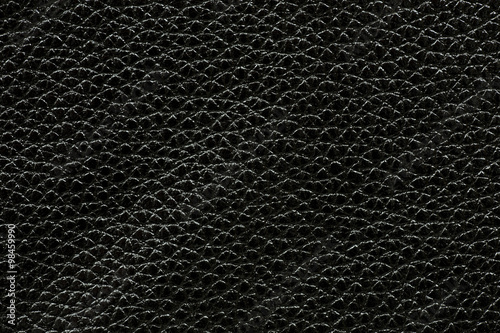 Black leather texture, abstract background