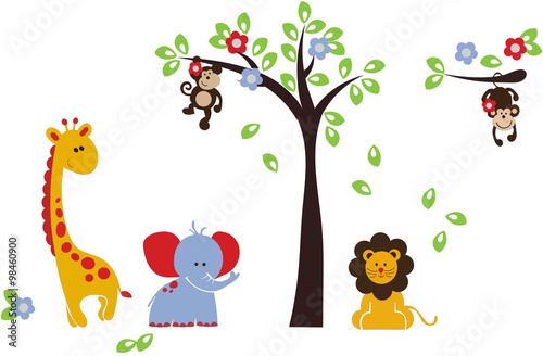 Animales Africanos Infantiles