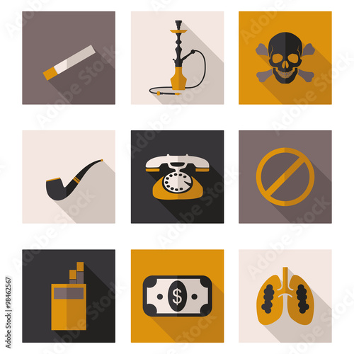 icons against Smoking
