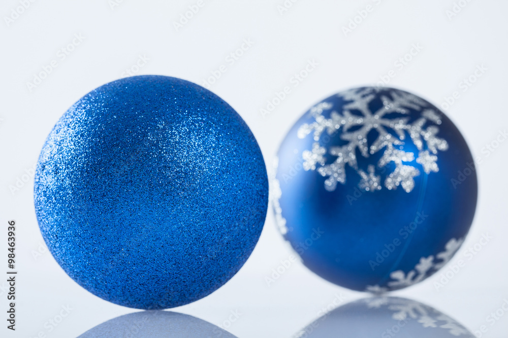 Beautiful Christmas ball on white background