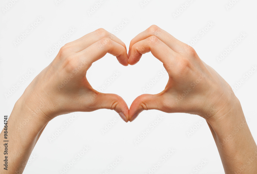 Hands forming a heart Hands forming a heart