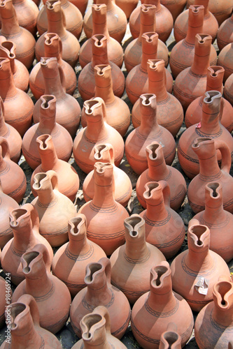 Pitchers / Large clay jugs on a market in Tbilisi