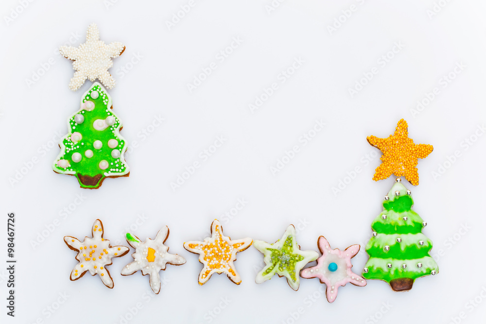 Fototapeta premium New year cookies