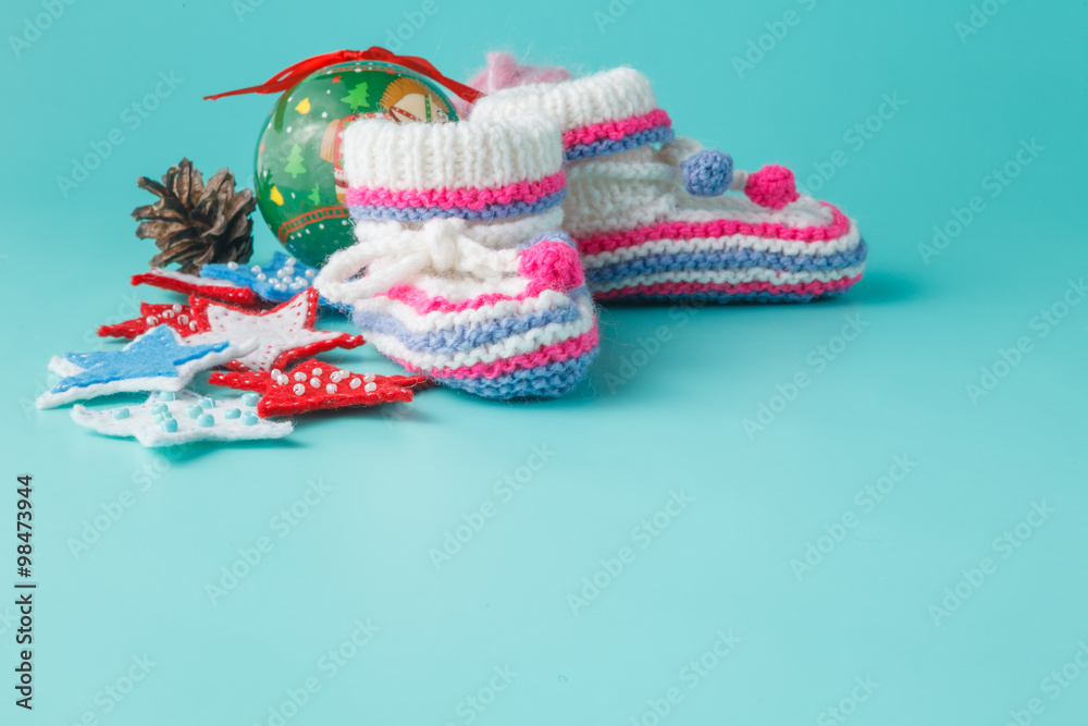 Fototapeta premium Newborn first new year day