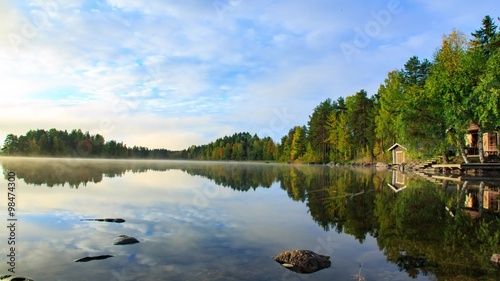 Sunrise at l, Finland photo