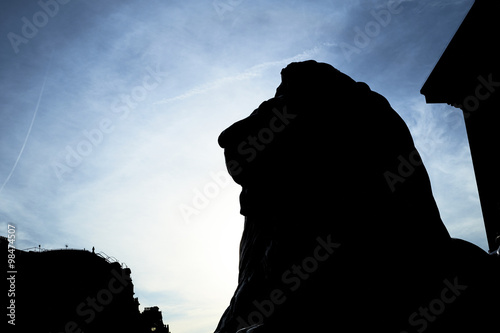 Vászonkép Trafalgar Square statue