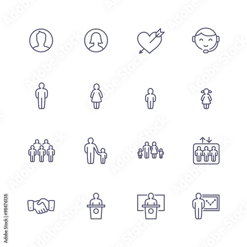 People icons
