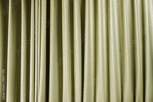 Yellow curtain, abstract texture for background.