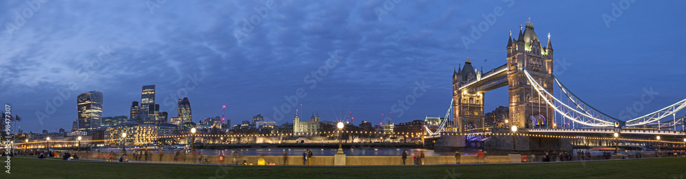 London Cityscape Panoramic