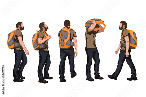 picture of tourists