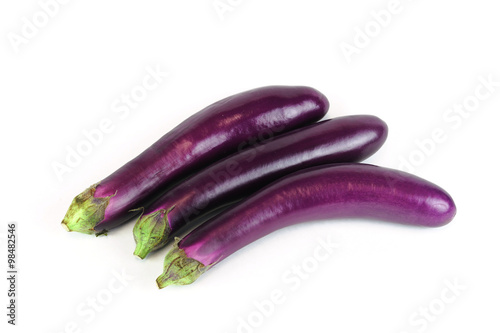 Wallpaper Mural eggplant on white background Torontodigital.ca