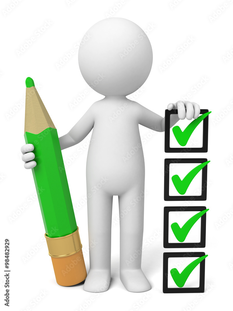 3D guy and a multiple choice questions 3D guy and a multiple choice questions