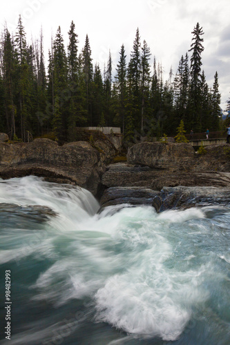 Rushing Waters of Natural Bridge, Yoho NP, Canada