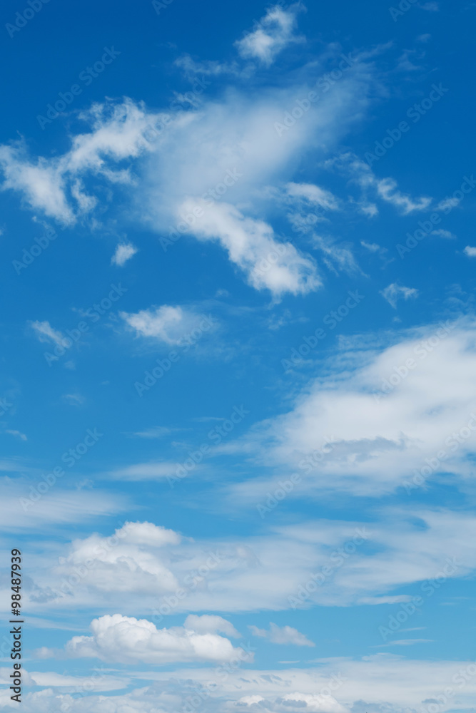 clouds and blue sky weather background