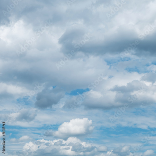 clouds and blue sky weather background