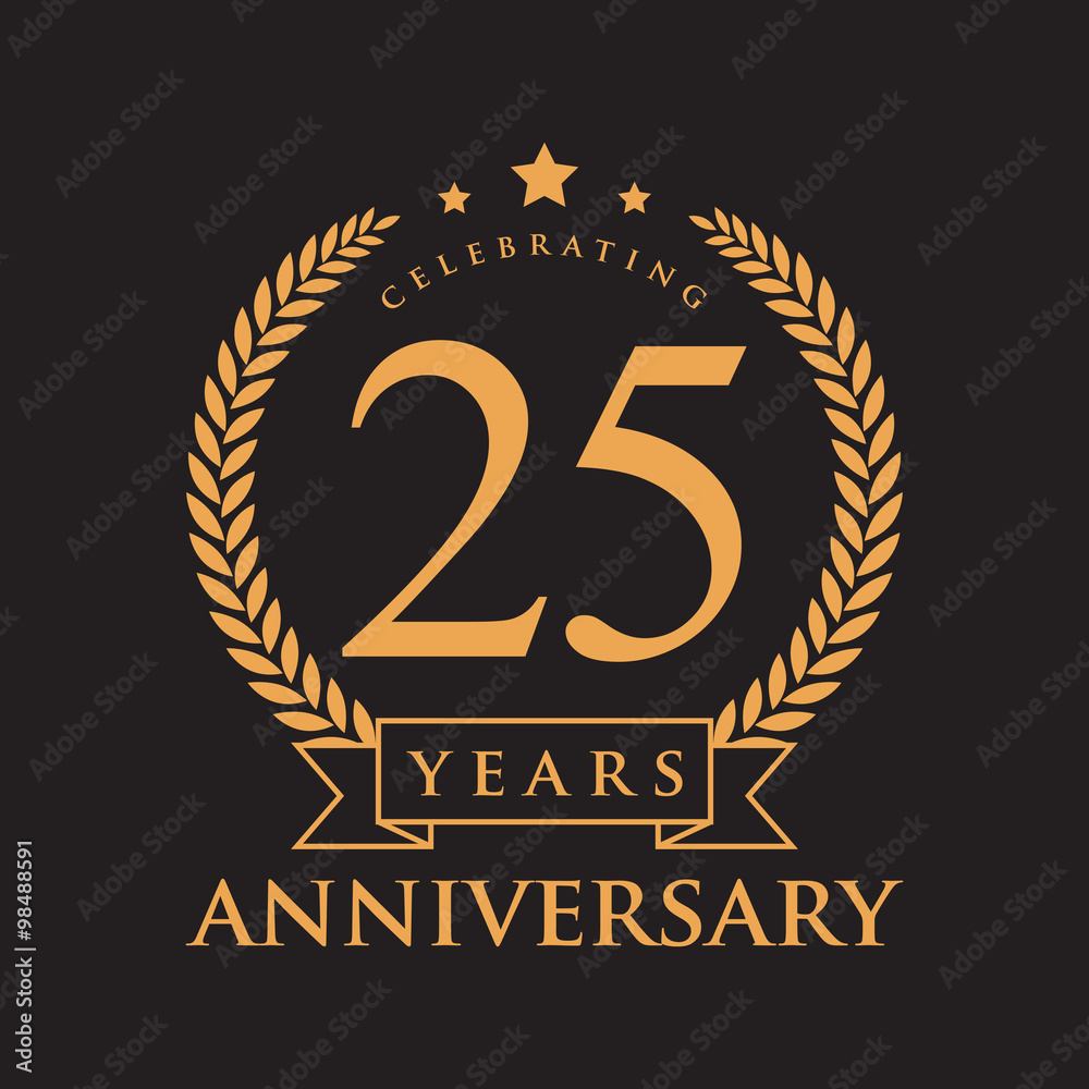 Fototapeta premium celebrating anniversary