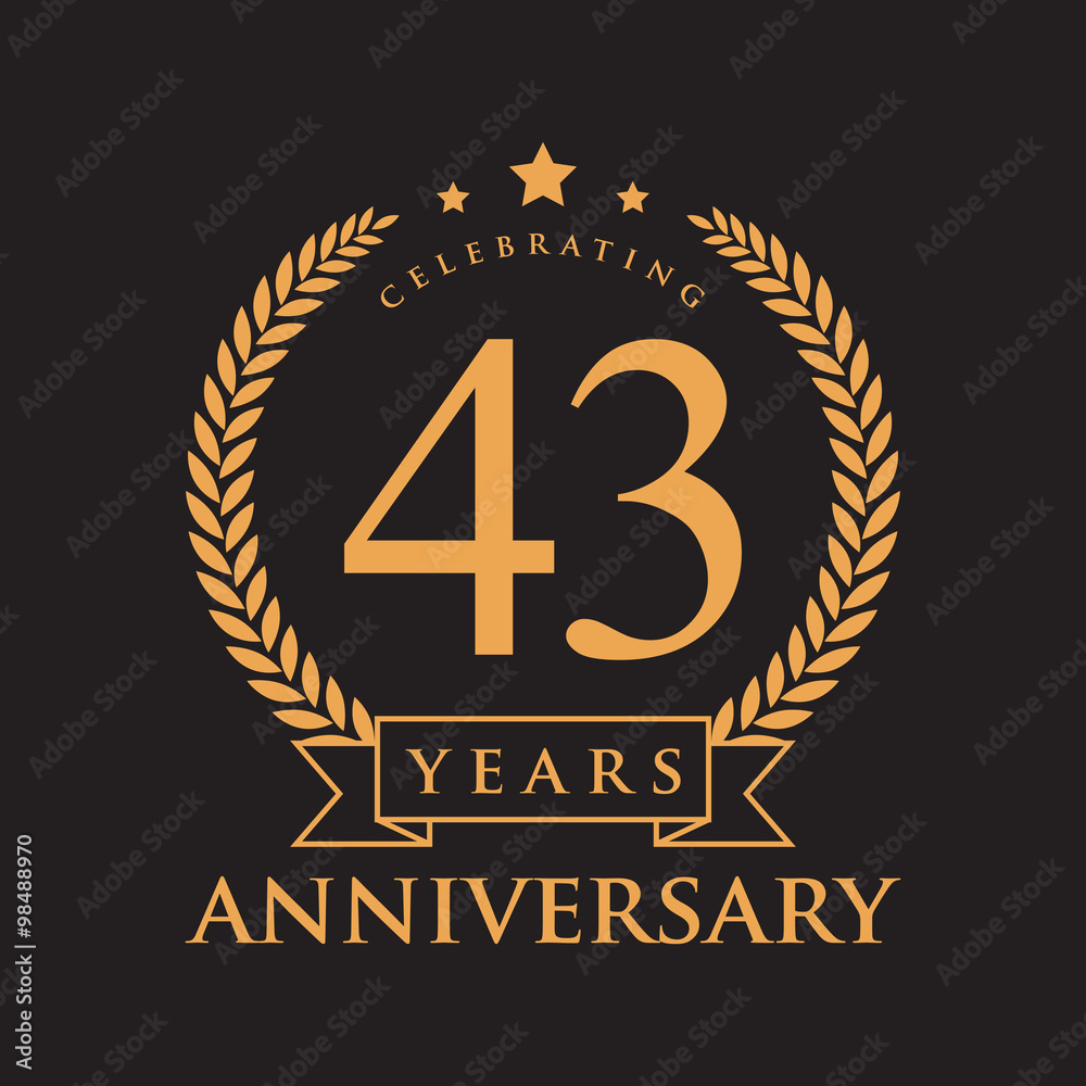 Fototapeta premium cellebrating anniversary