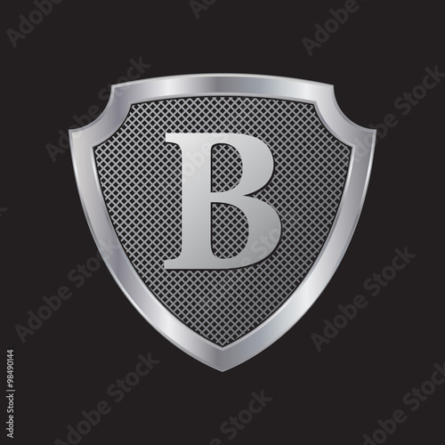 innitial shield logo icon
