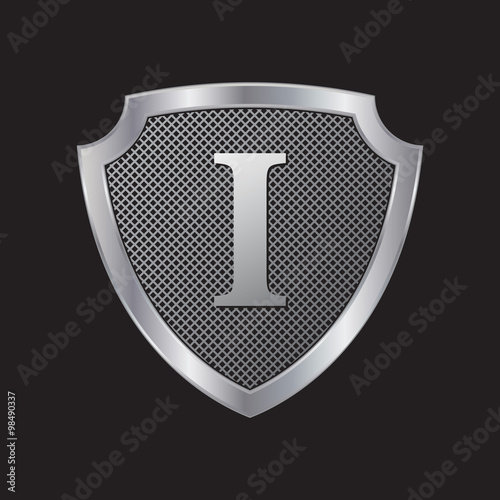 innitial shield logo icon