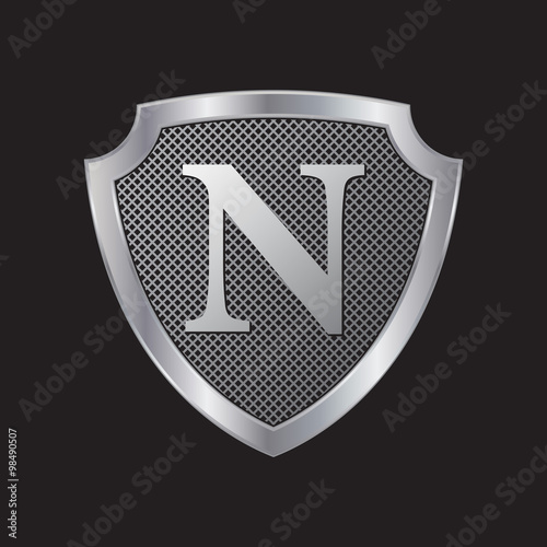 innitial shield logo icon
