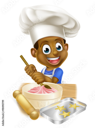 Cartoon Chef Boy