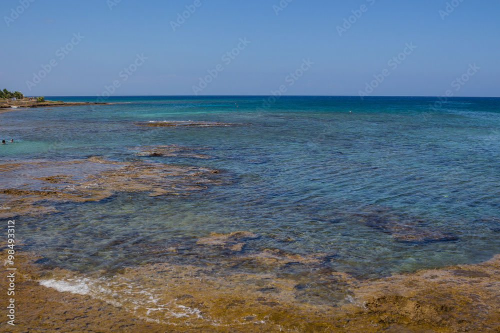 Mediterranean sea coastline, Protaras, Cyprus